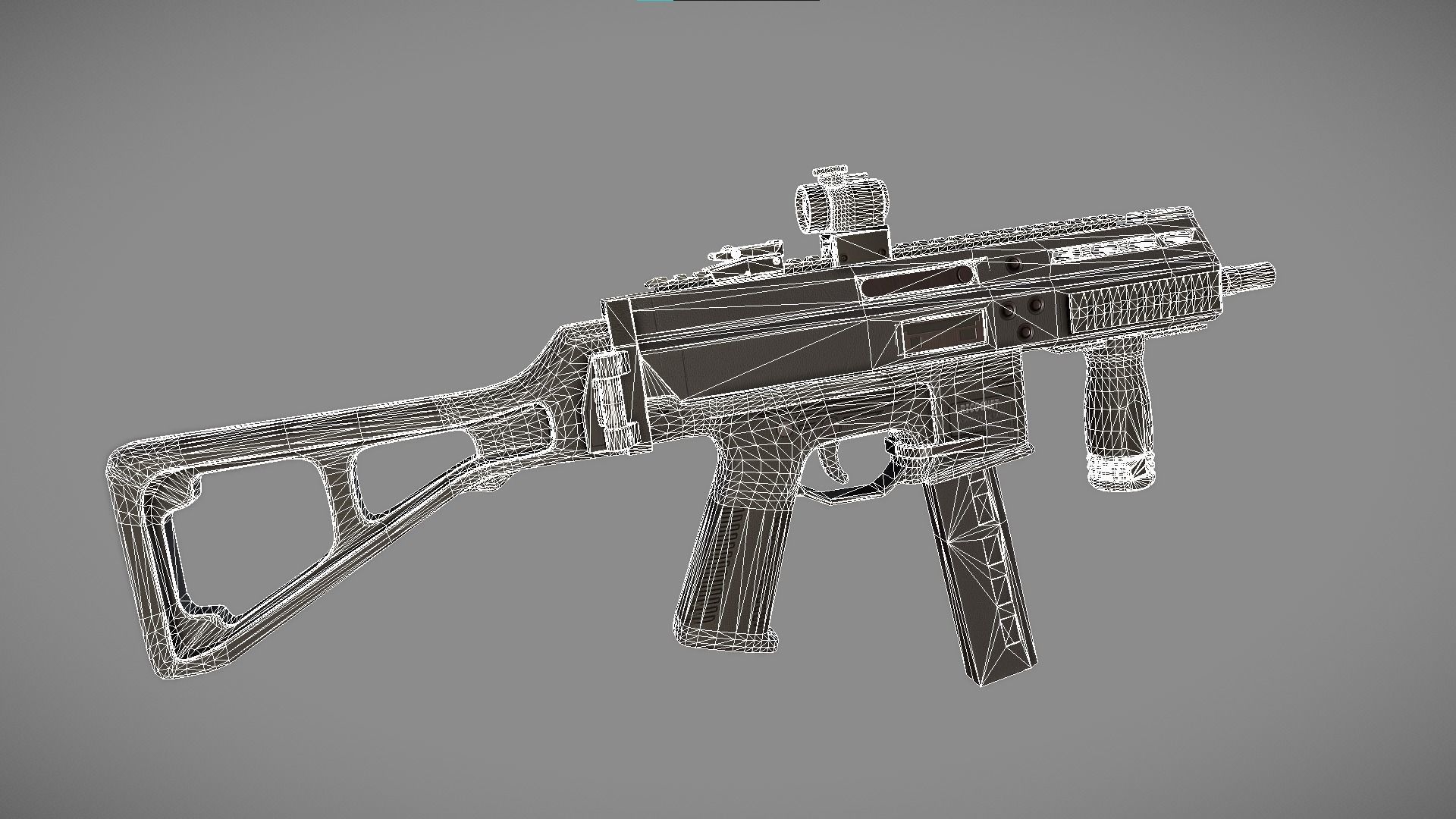 3D model SMP45 gun VR / AR / low-poly | CGTrader