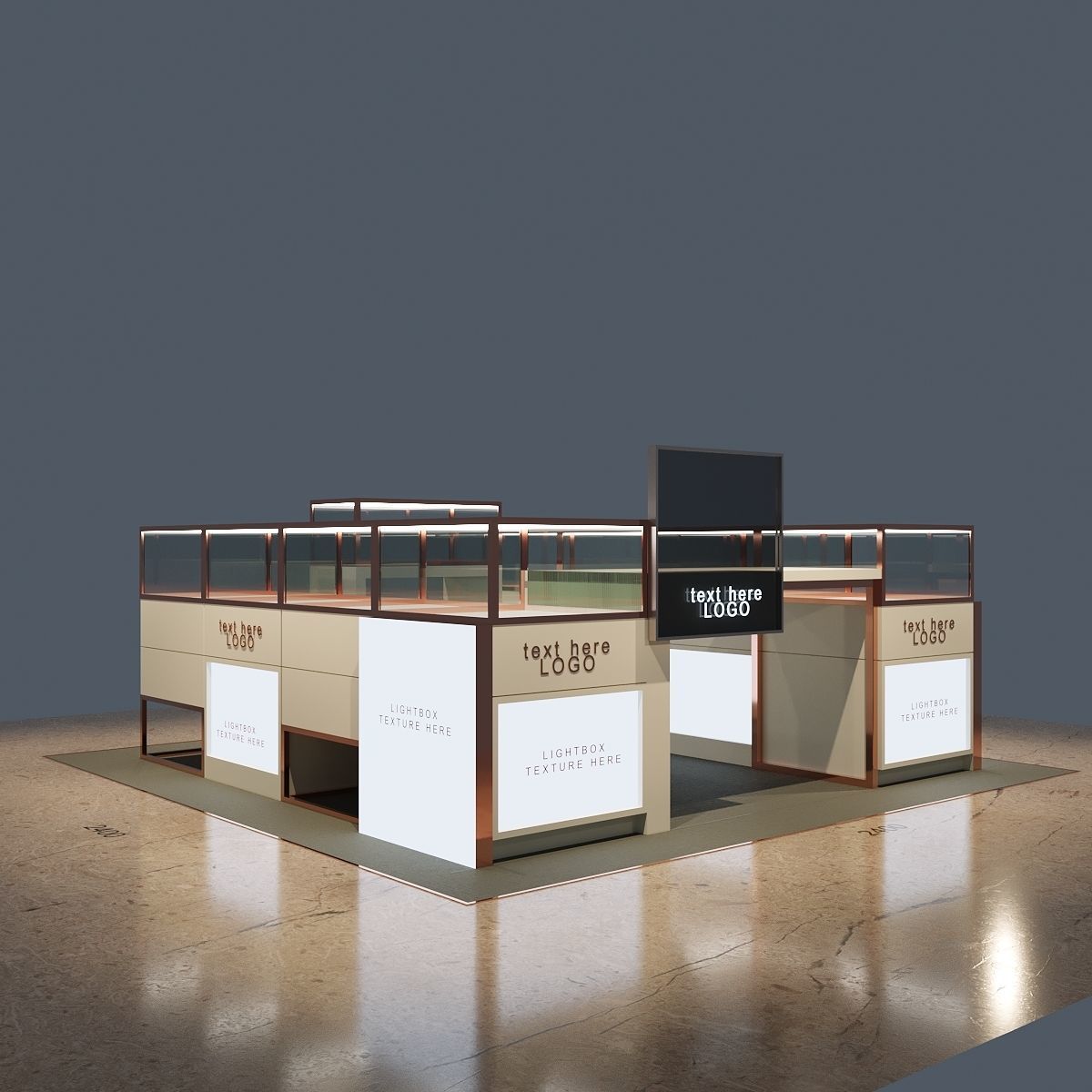 GADGET RETAIL STORE FULL 3D SCENE 3D model_8