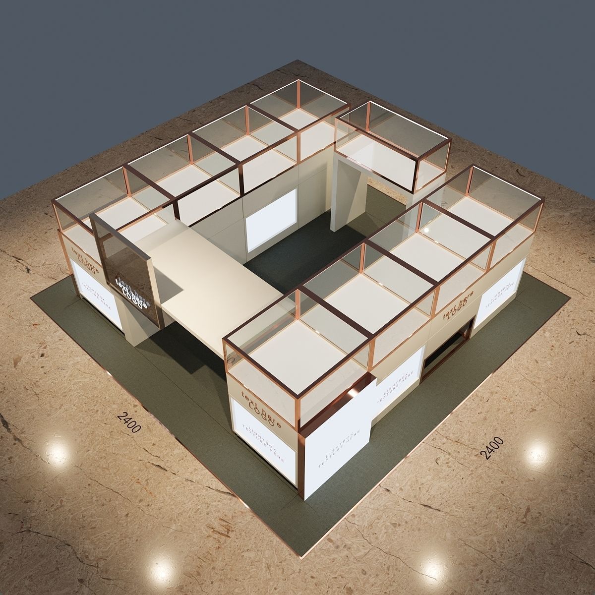 GADGET RETAIL STORE FULL 3D SCENE 3D model_1