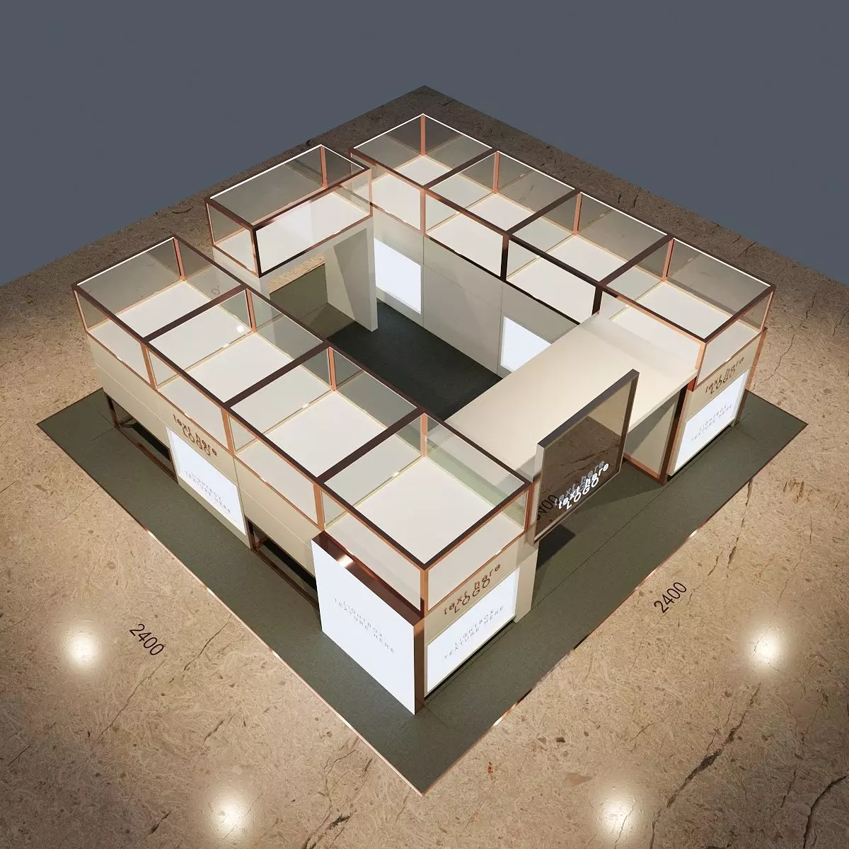 GADGET RETAIL STORE FULL 3D SCENE 3D model_0