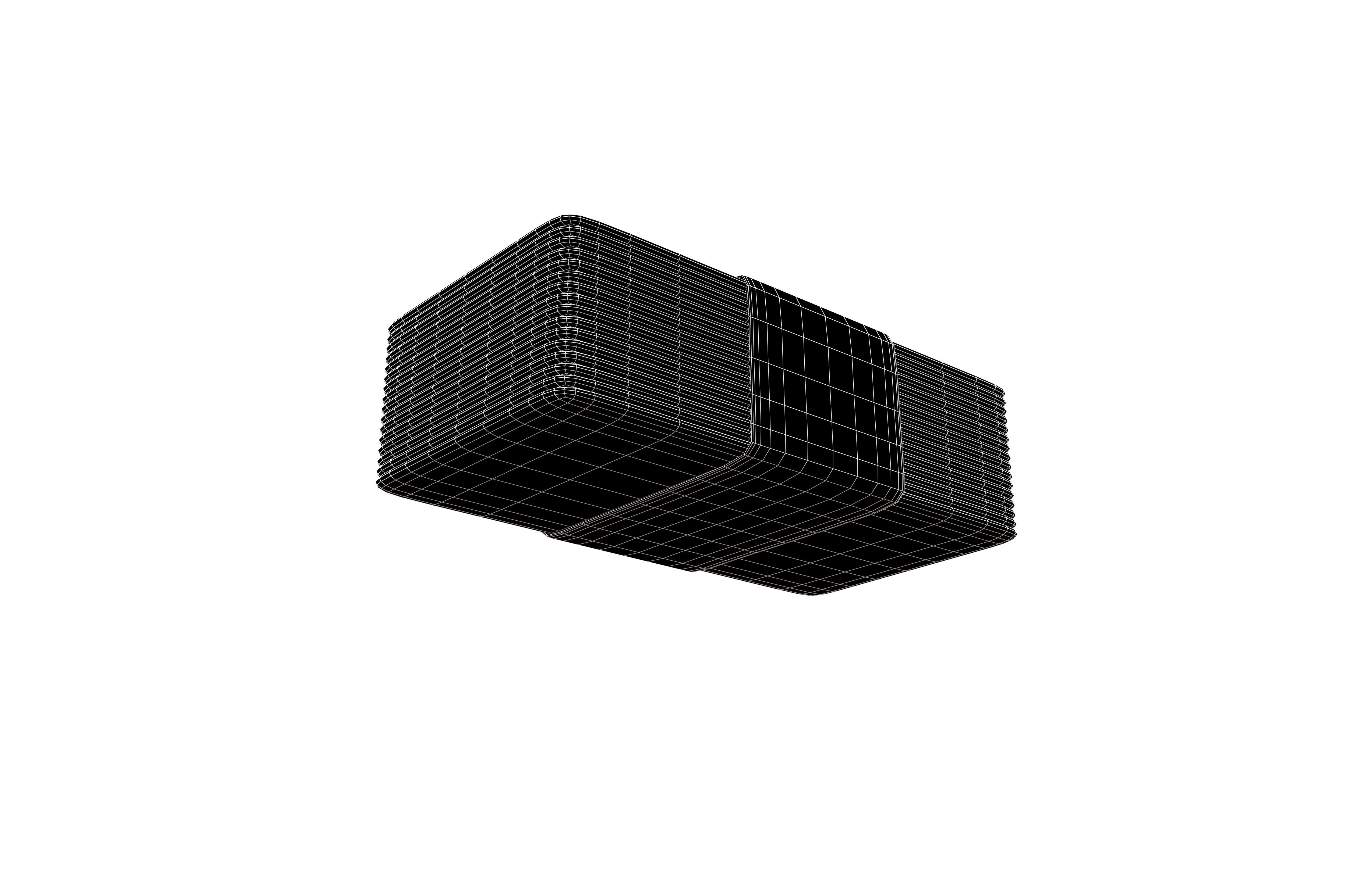 Bundles Of Cartoon Money V1 001 Low-poly 3D model_6