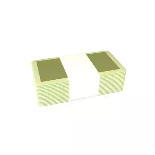 Bundles Of Cartoon Money V1 001 Low-poly 3D model