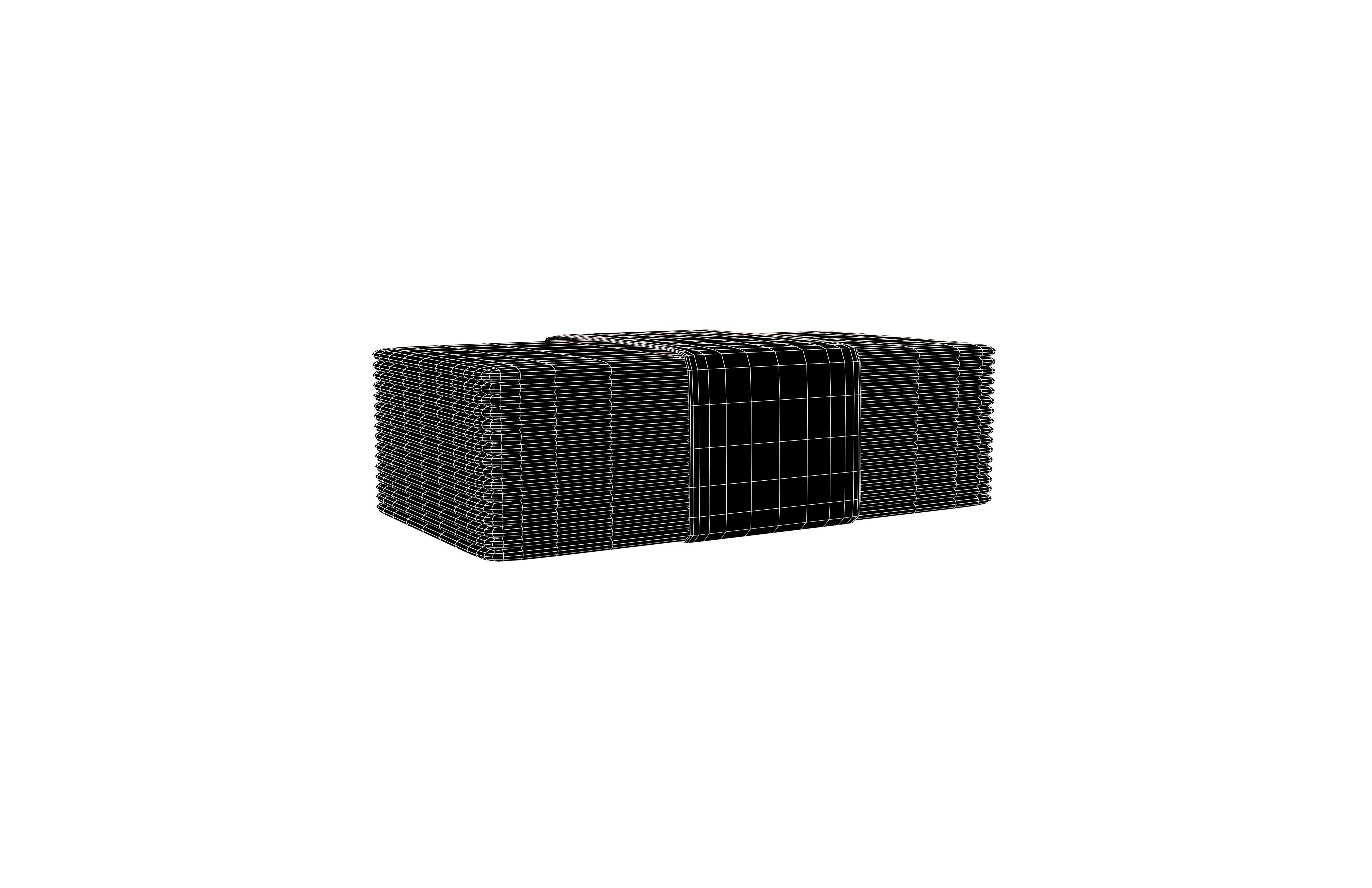 Bundles Of Cartoon Money V1 001 Low-poly 3D model_7