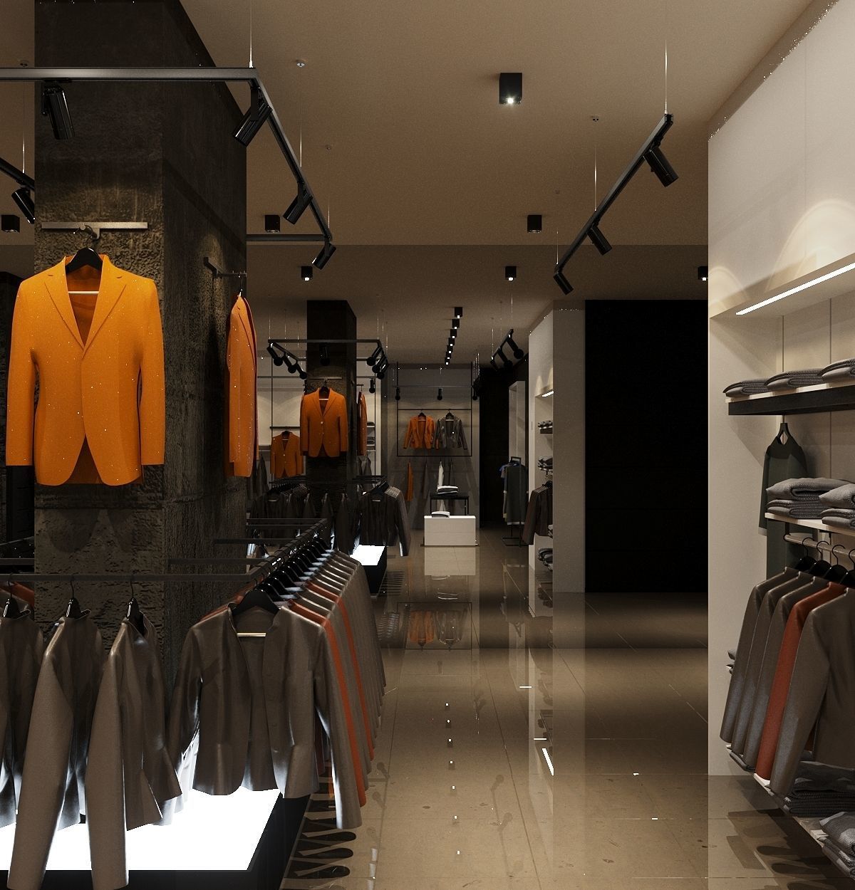LUXURY CLOTHING STORE FULL 3D SCENE 3D model 3D model_13