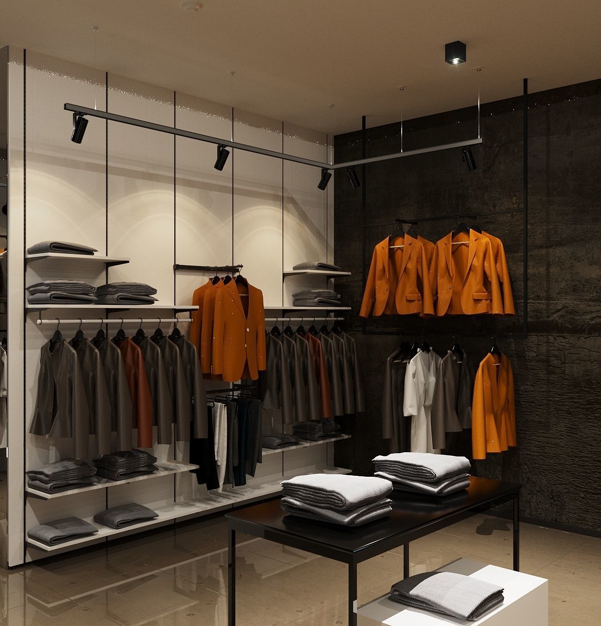 LUXURY CLOTHING STORE FULL 3D SCENE 3D model 3D model_6