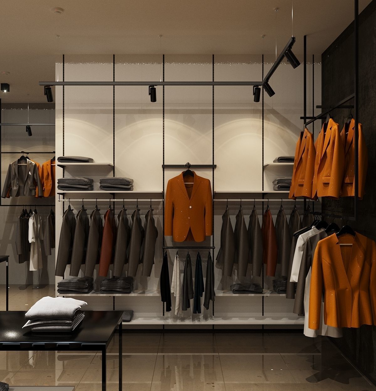 LUXURY CLOTHING STORE FULL 3D SCENE 3D model 3D model_4