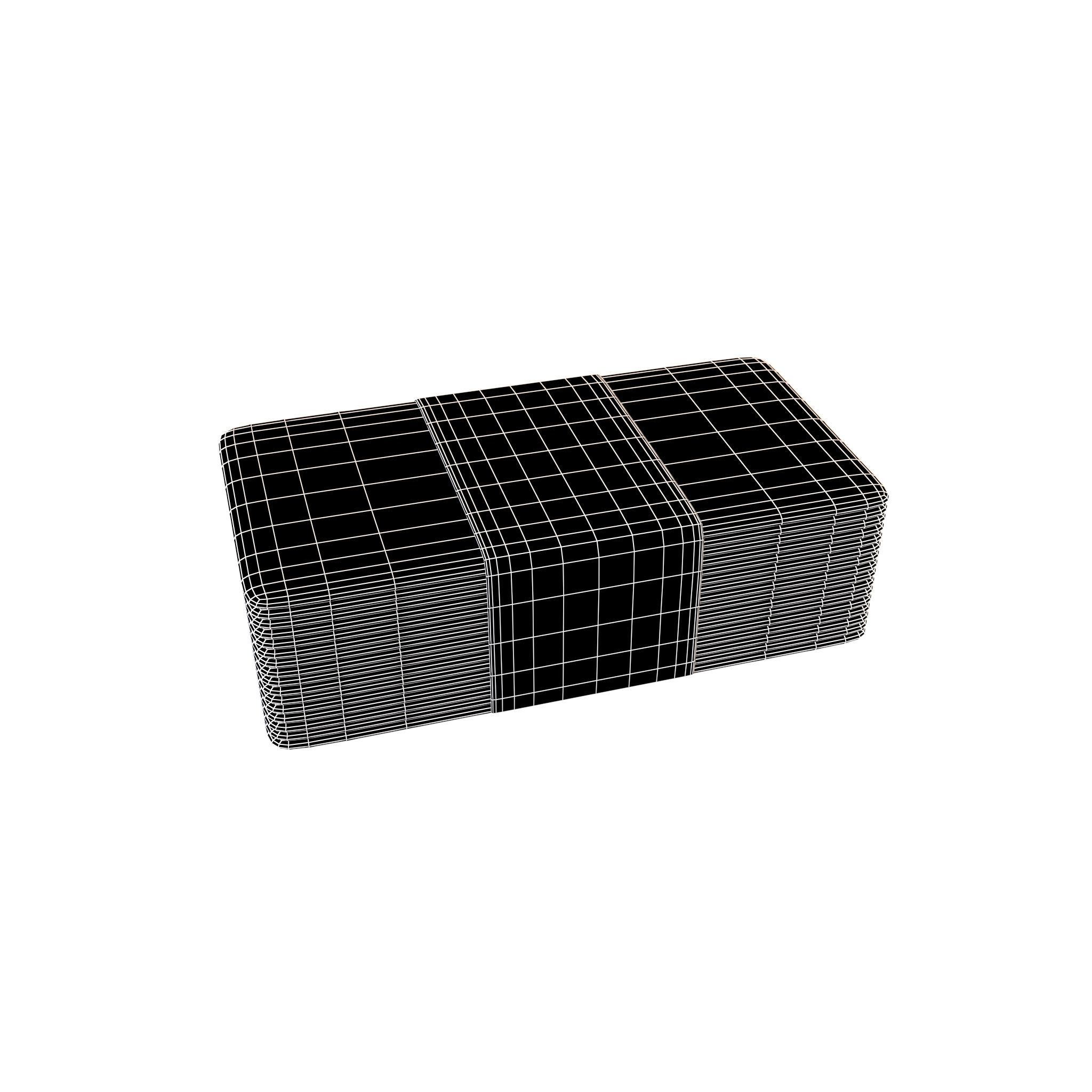 Bundles Of Cartoon Money V1 002 Low-poly 3D model_4