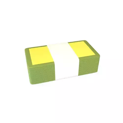 Bundles Of Cartoon Money V1 003 Low-poly 3D model
