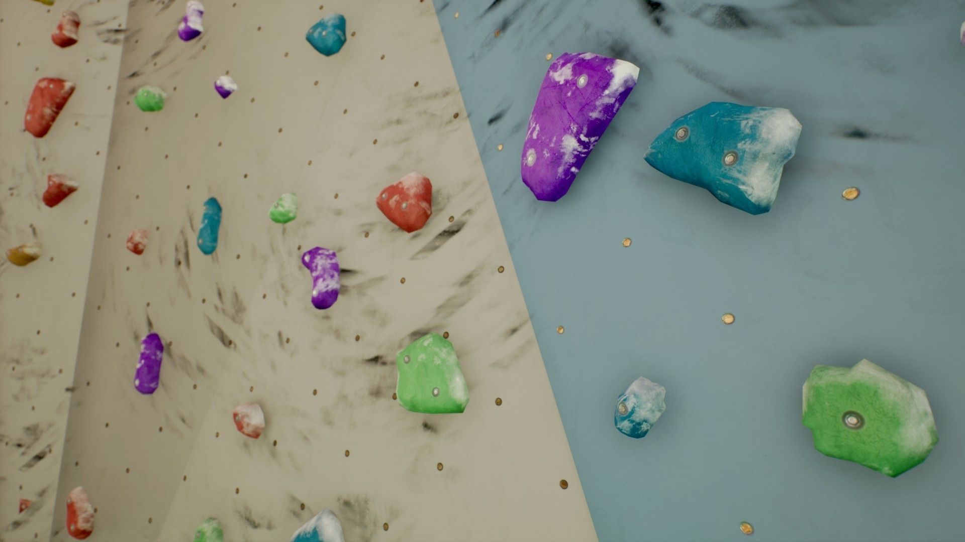 Bouldering Gym - Environment and Props Low-poly 3D model_6