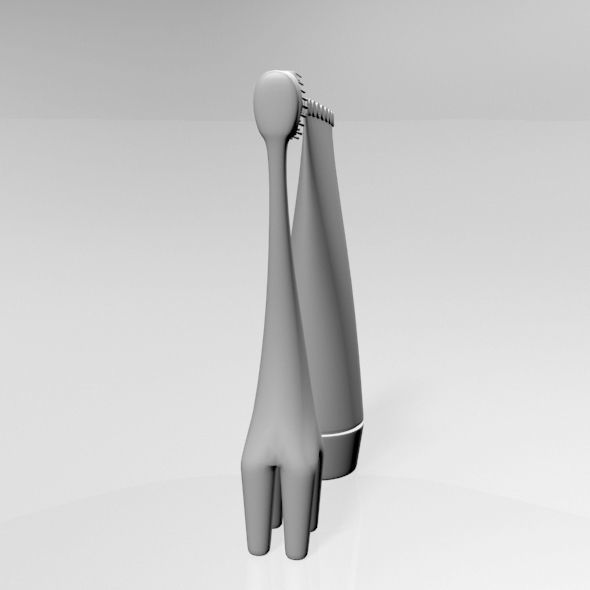Training Toothbrush Set 01 3D model_10