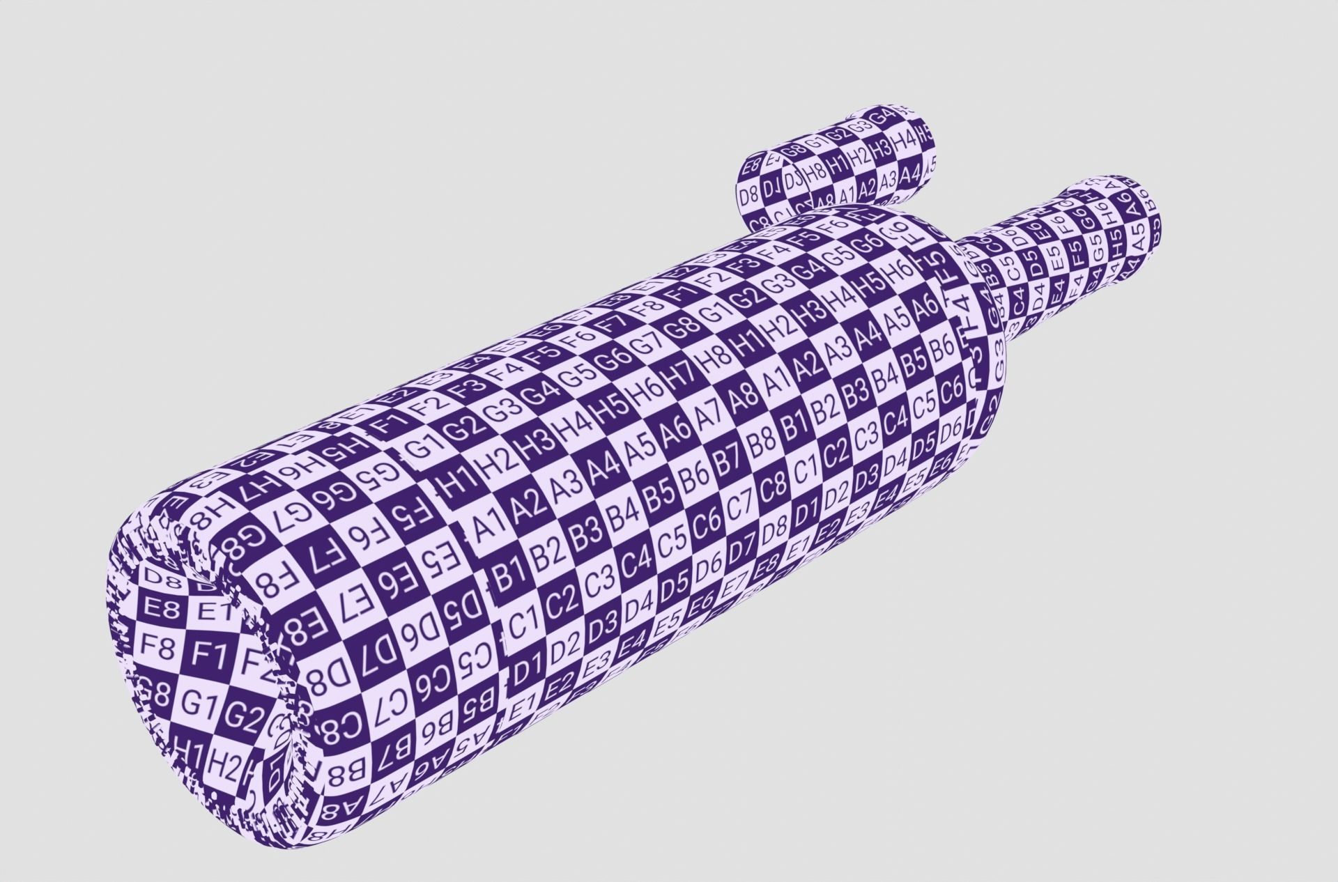 Bottle of wine Premium Quality 3D model_2