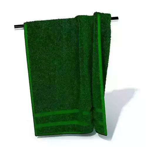 Grass Green Bathroom Towel