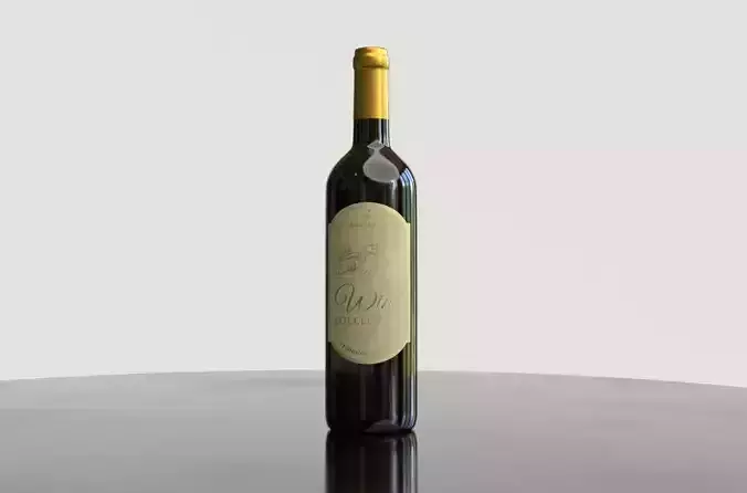 Bottle of wine Loren Ipsum