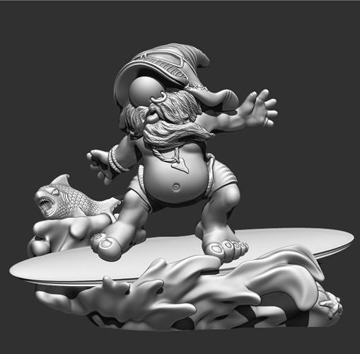 Surfing Gonk Gnarly Brad 3D print model