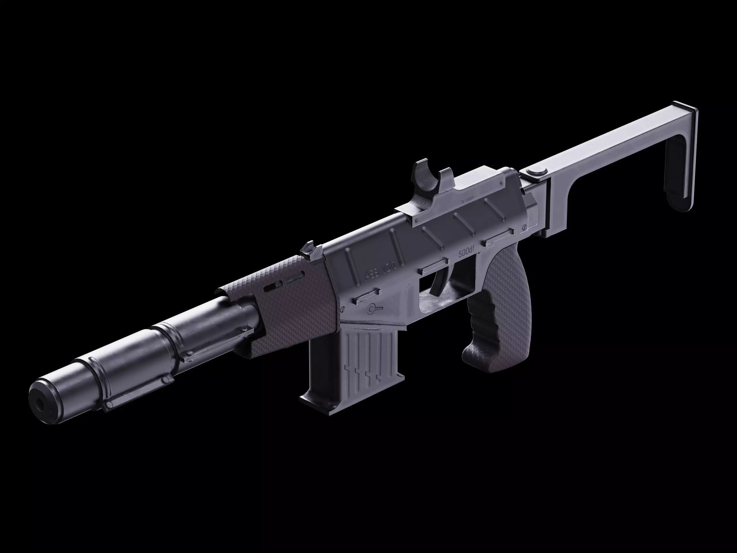 Valt Gun Free low-poly 3D model