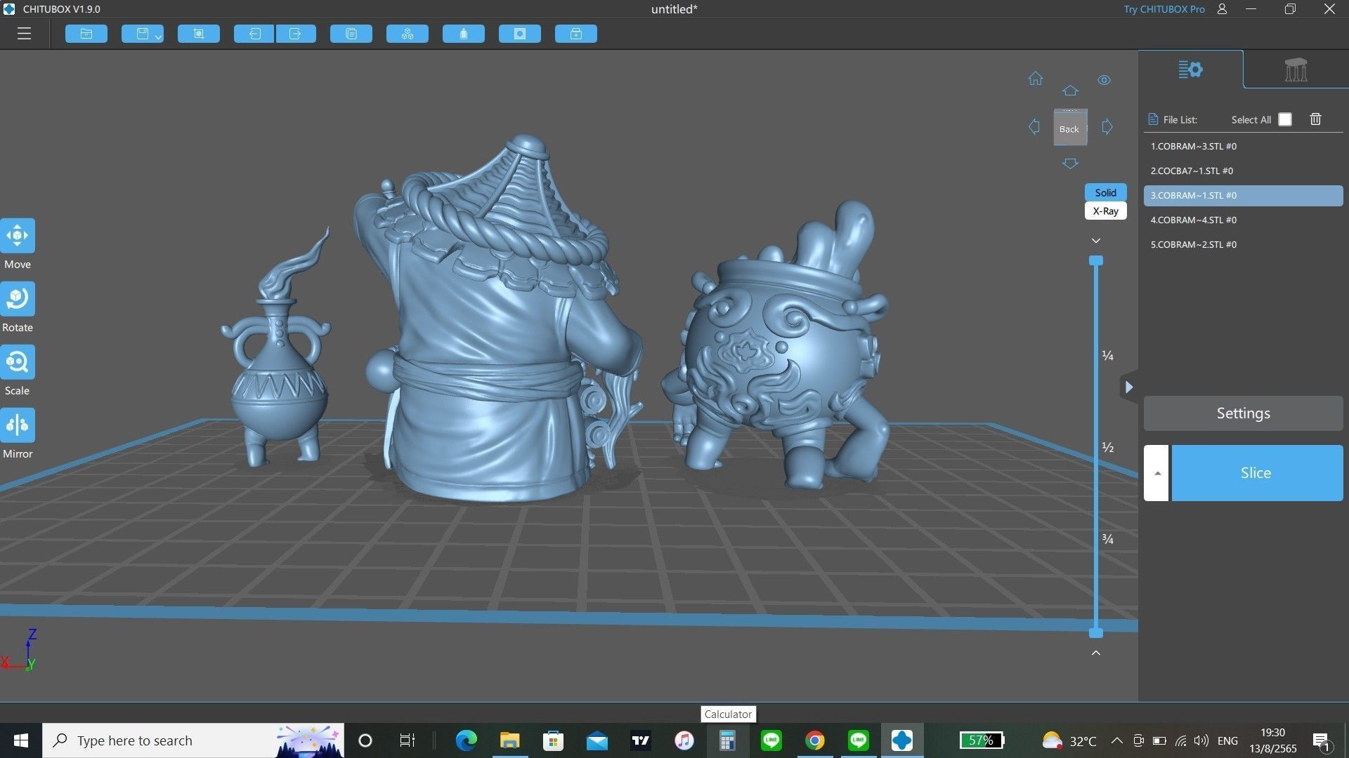 Hikiga Spirit Binder Sarashino 3D print model_3