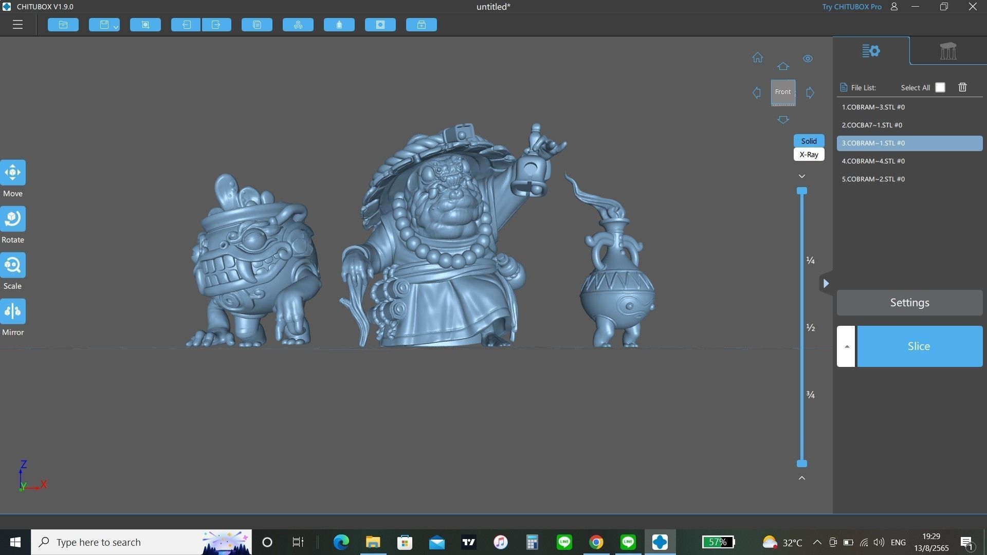Hikiga Spirit Binder Sarashino 3D print model_1
