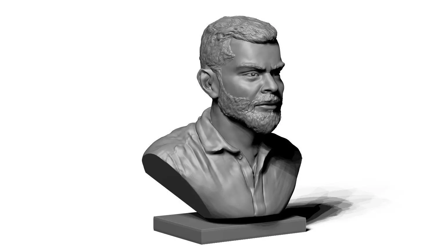 virat kohali 3D print model_0