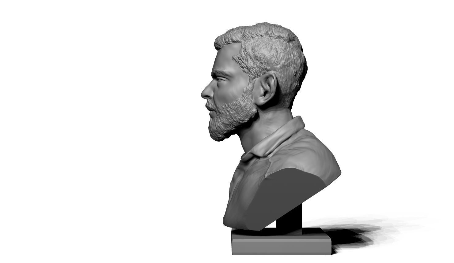virat kohali 3D print model_6
