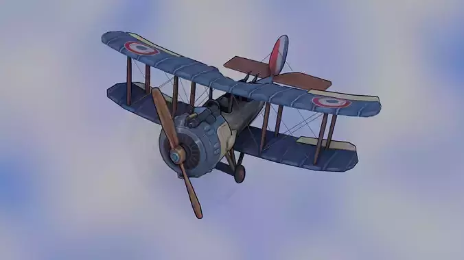 Stylized WW1 Plane