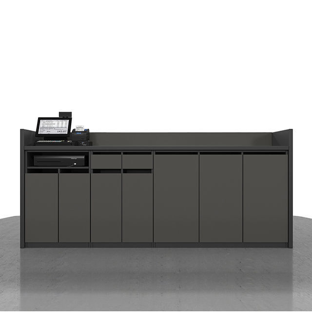 STORE CASHIER COUNTER 3D SCENE Free 3D model_3