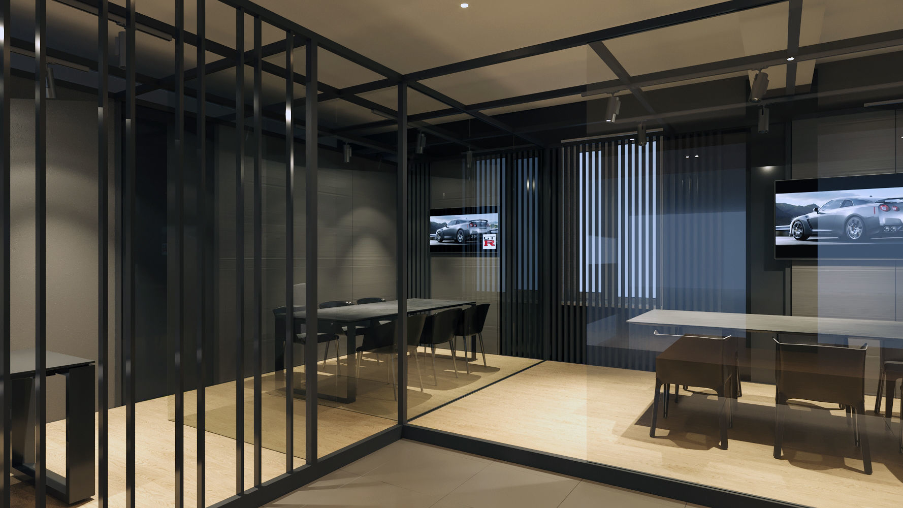 Modern Reception Area 3D Model Interior Scene 3D model_7