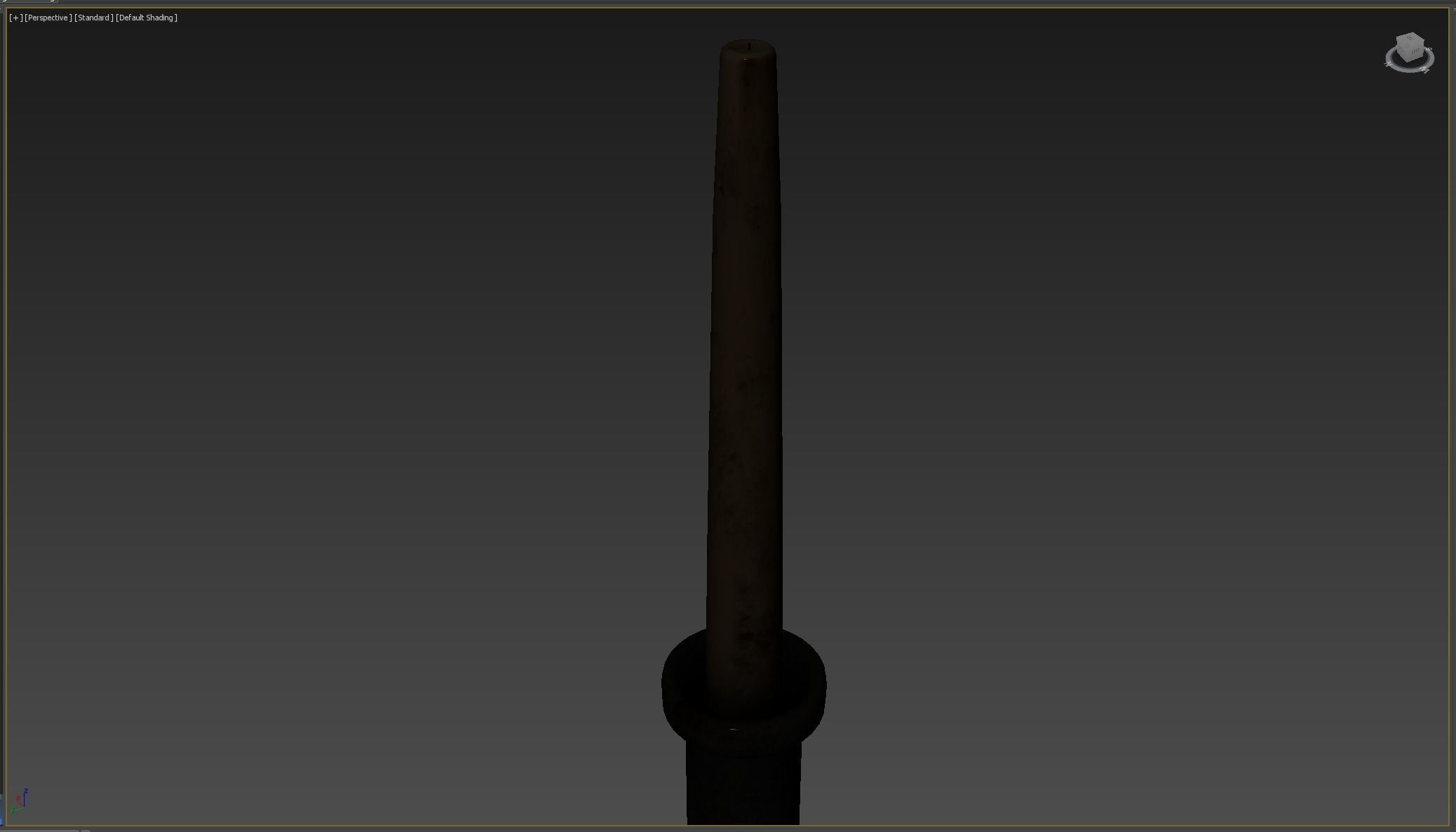 Candle Holder Low-poly 3D model_4