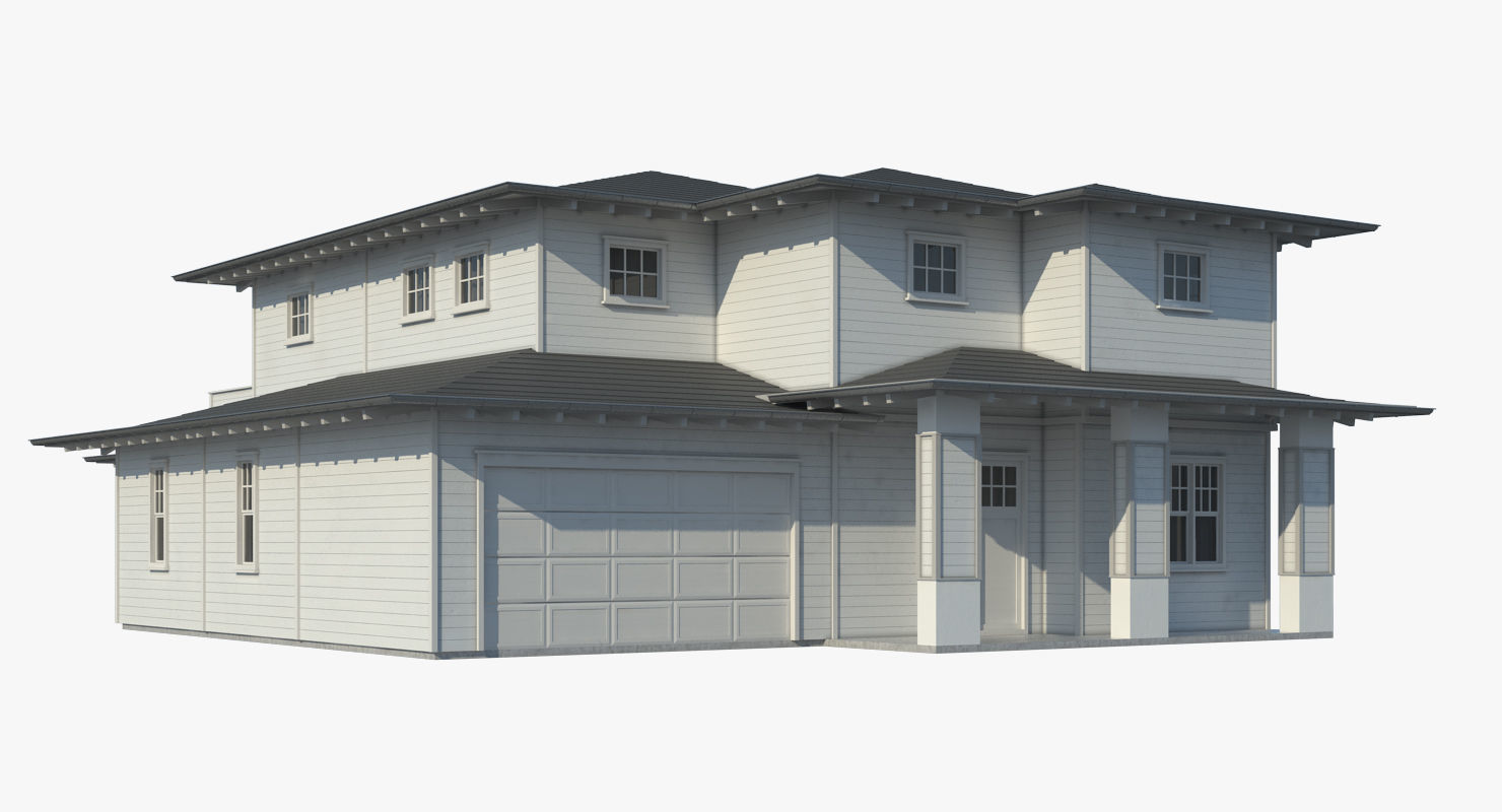 Family House 007 3D model_14