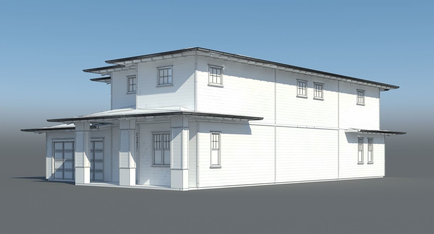 Family House 007 3D model_5
