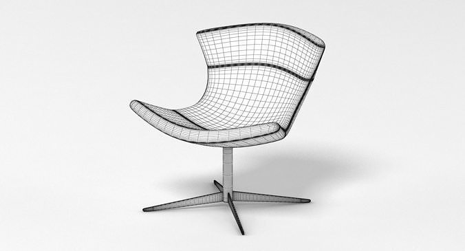 PlusHalle Jet Chair 3D model 7