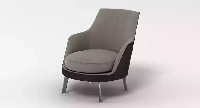 Flexform Guscioalto Soft Chair