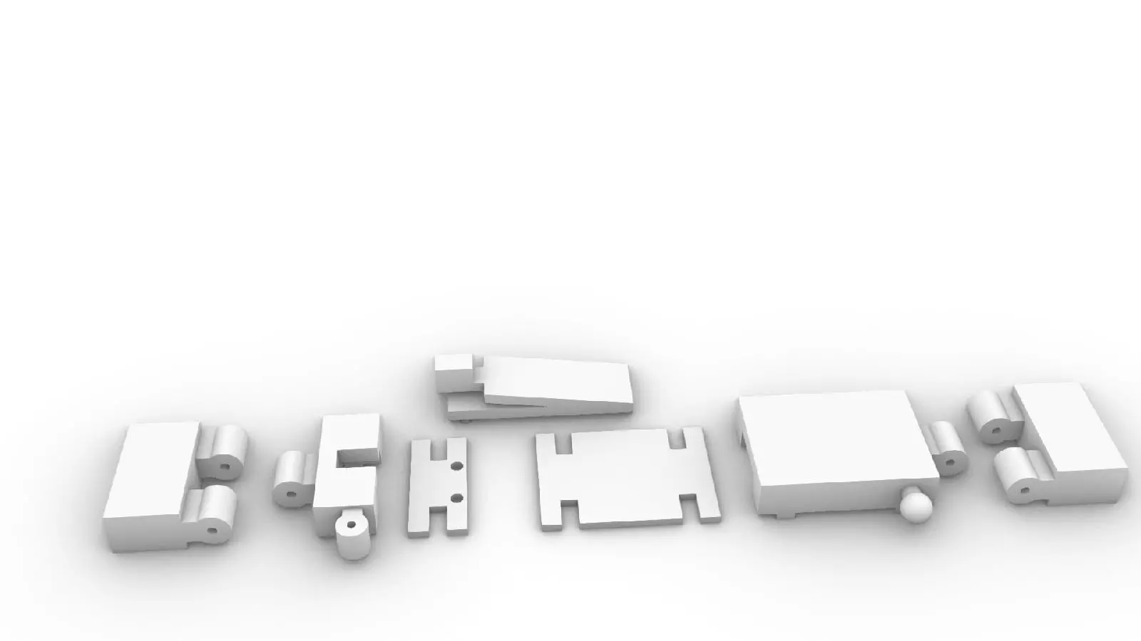 Jewellery Accessories Bracelet Lock Box 3D print model 3D print model_0