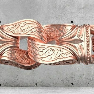 BRACELET OR NECKLACE 3D print model 3D print model_4