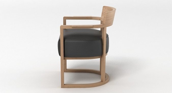 Flexform Barchetta Chair 3D model 6
