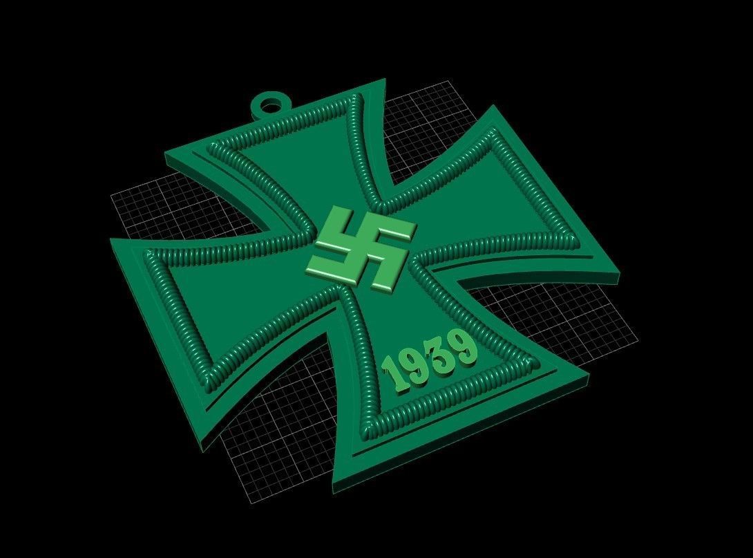 Knight Cross of the Iron Cross 3D model 3D printable CGTrader