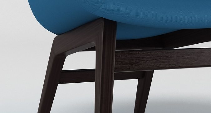 PlusHalle Chester Chair 3D model 6