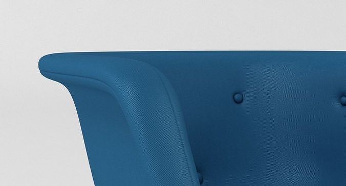 PlusHalle Chester Chair 3D model 7