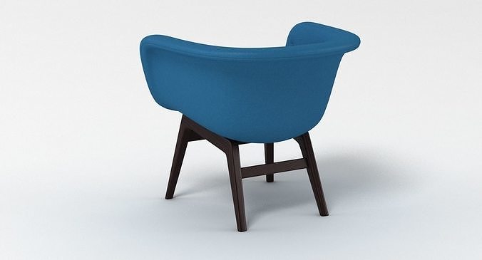 PlusHalle Chester Chair 3D model 4