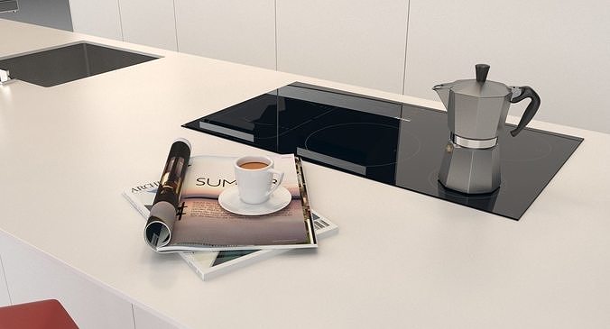 Bulthaupt Kitchen 003 3D model 3