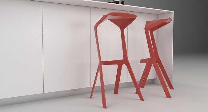 Bulthaupt Kitchen 003 3D model 7