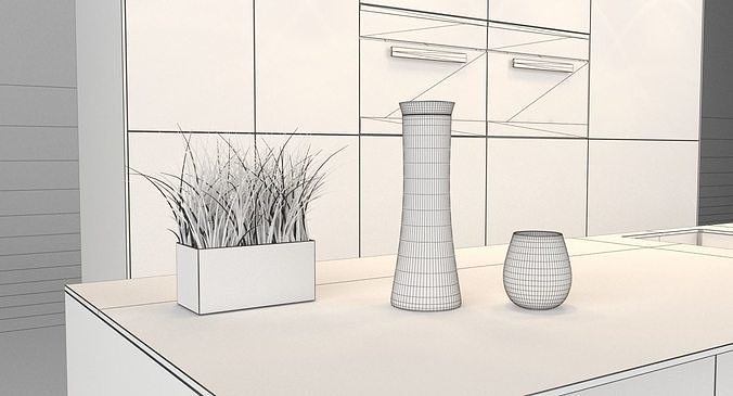 Bulthaupt Kitchen 003 3D model 5