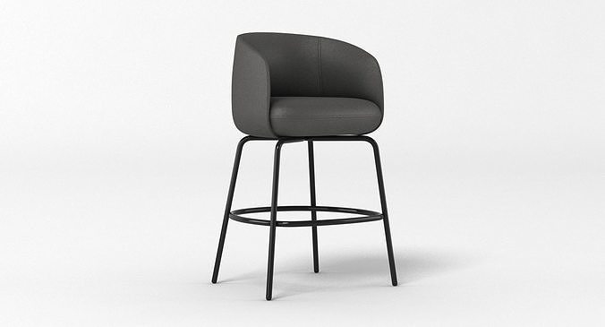 PlusHalle High Nest Chair 3D model 6