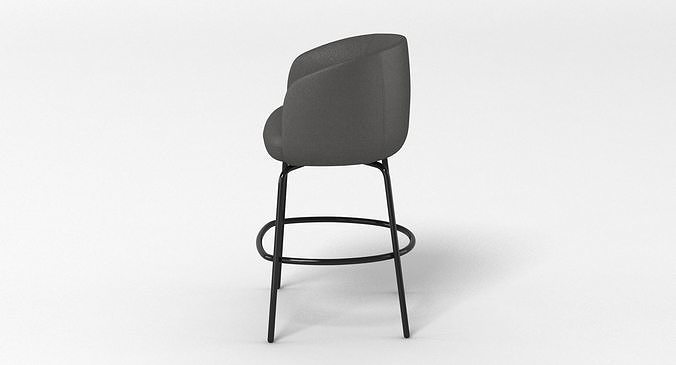 PlusHalle High Nest Chair 3D model 5