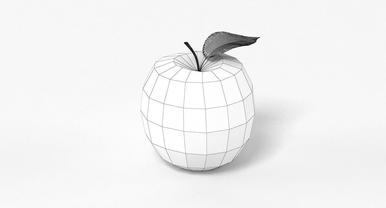 Apple 001 3D model_9