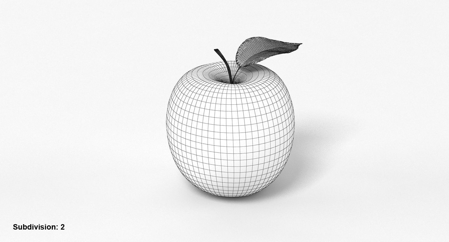 Apple 001 3D model_15