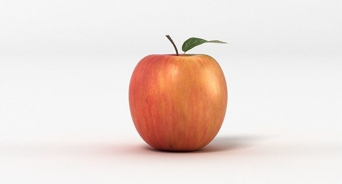 Apple 001 3D model 4