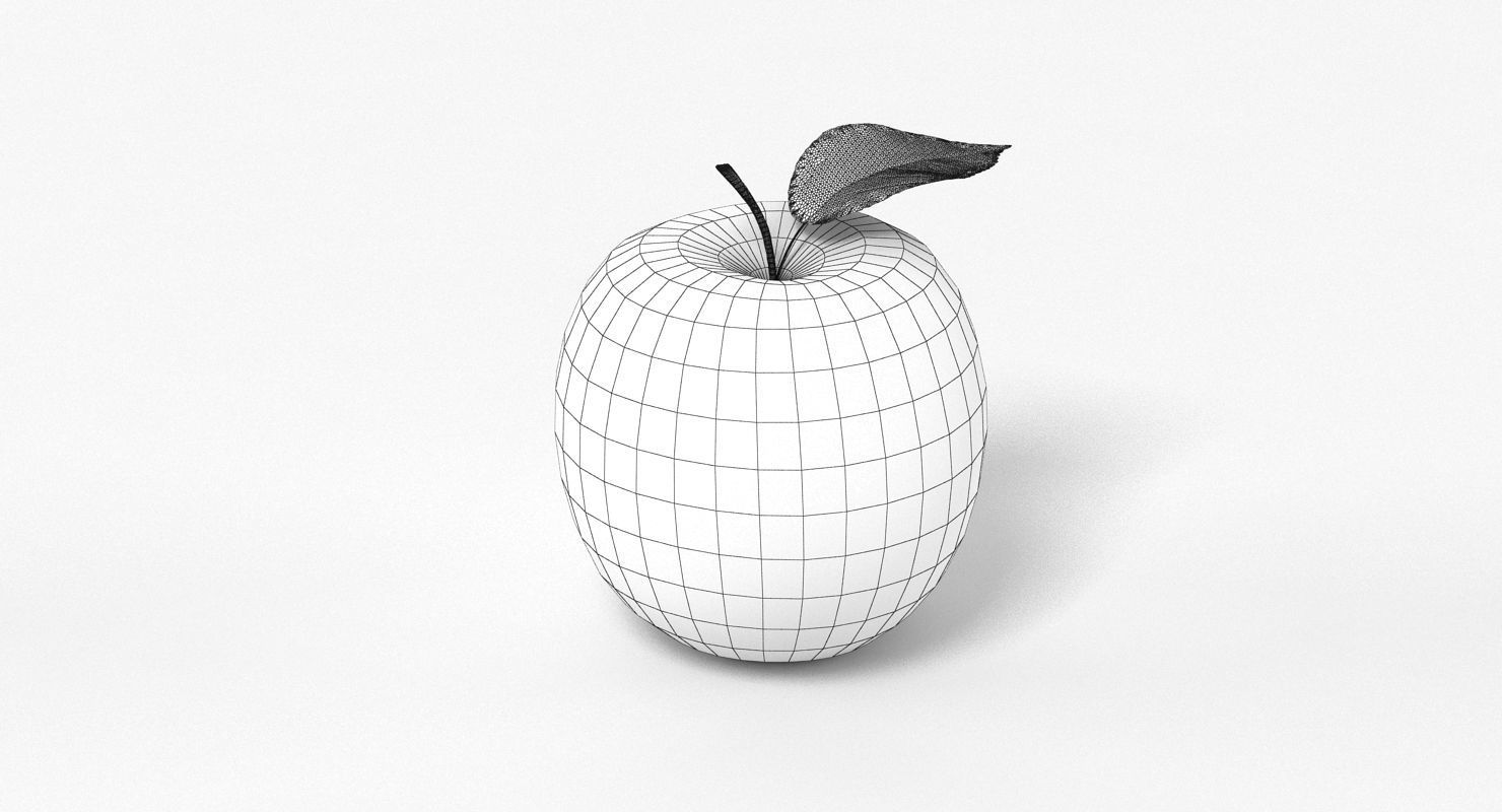 Apple 001 3D model_8