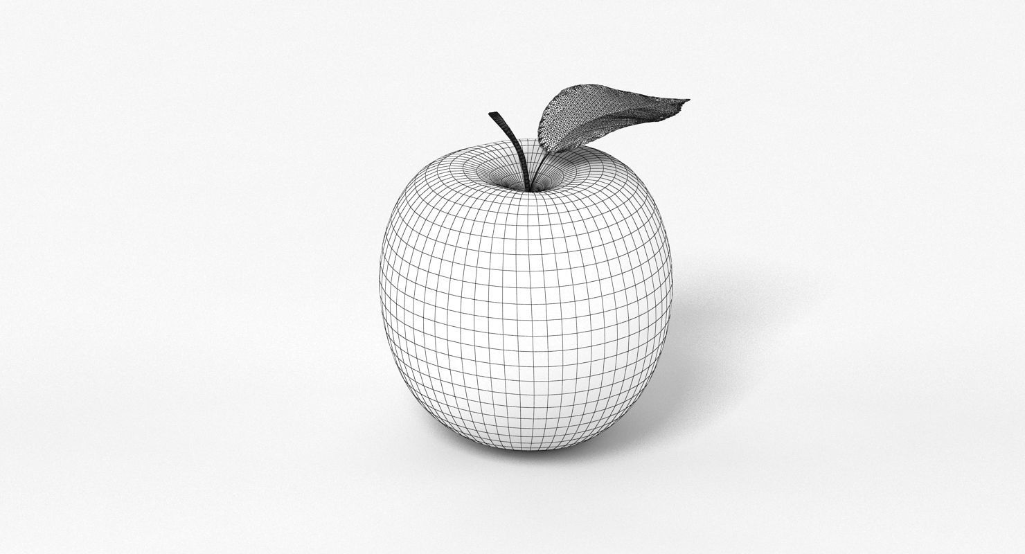 Apple 001 3D model_7