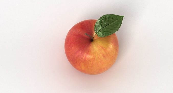 Apple 001 3D model 2