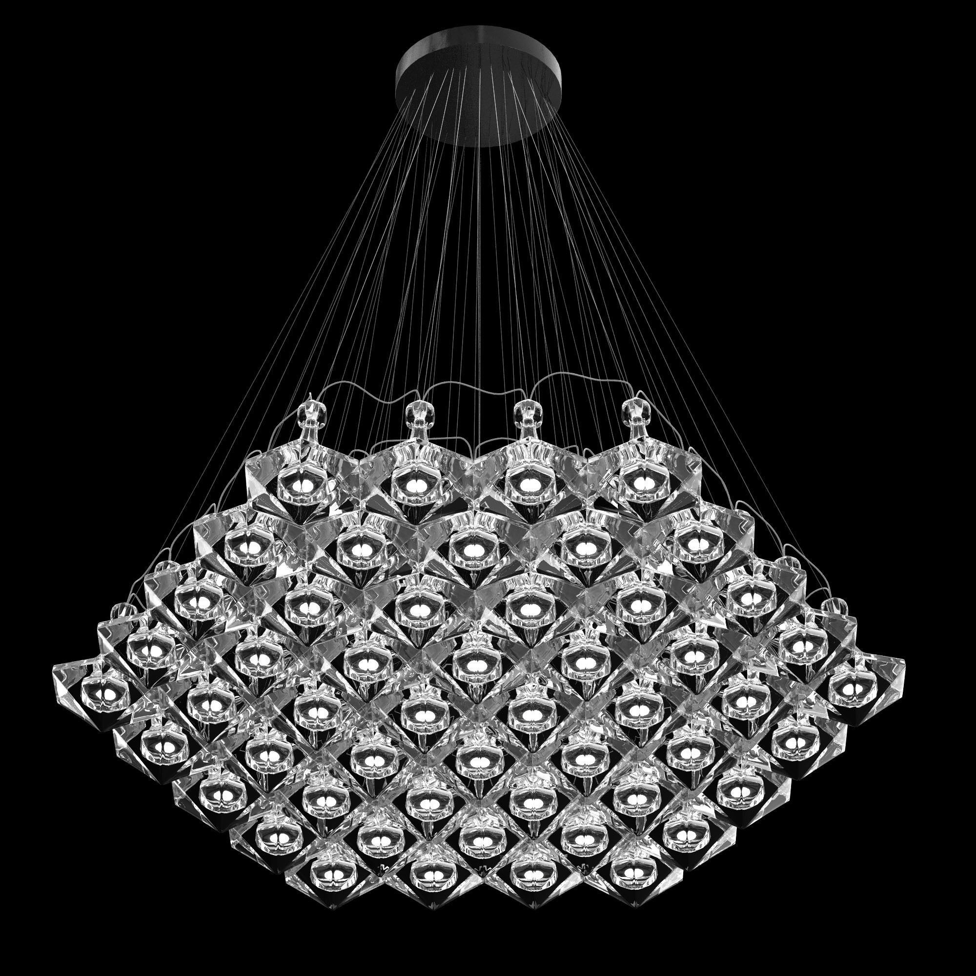 Facet  Pendant Cluster 3D model_5